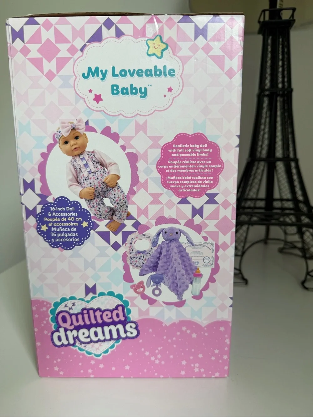 My Loveable Baby Doll - Purple & Pink Outfit